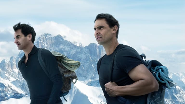 Rodžer Federer i Rafael Nadal skaliraju Dolomite u Louis Vuitton-u "Osnovne vrednosti" Kampanju.
