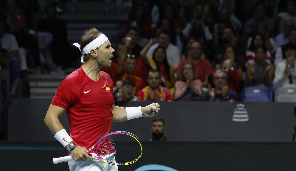 Rafael Nadal, u svom poslednjem meču, tokom poslednjeg Dejvis kupa.