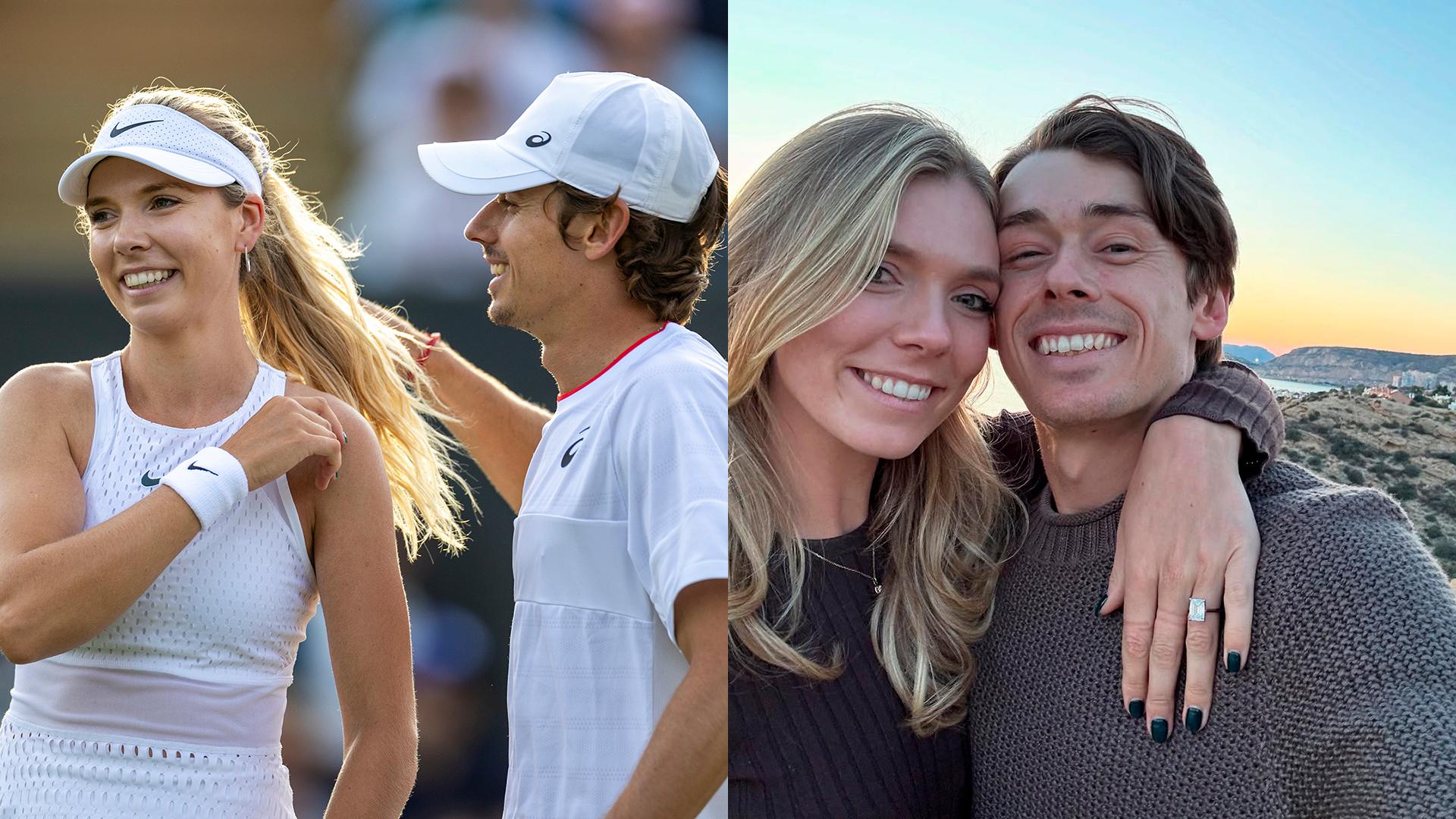 Ljubav se uliva dok Alek de Minaur i Katie Boulter objavljuju svoju veridbu