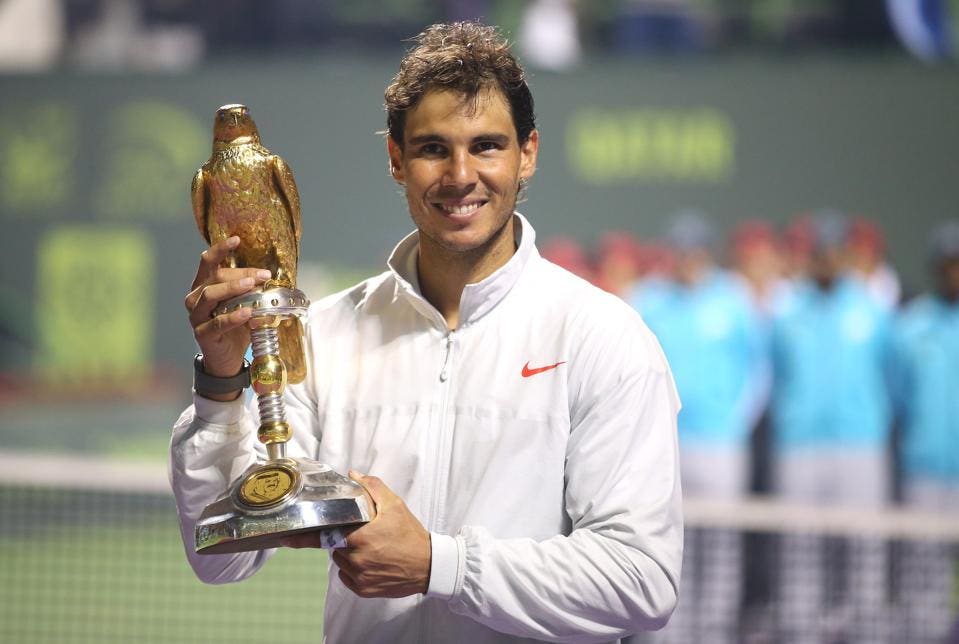 Nadal, sa zlatnim jastreba iz Dohe