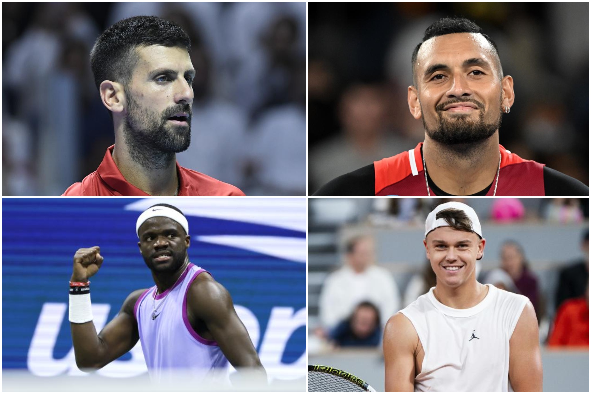 Đoković, Kirjos, Tiafoe i Rune