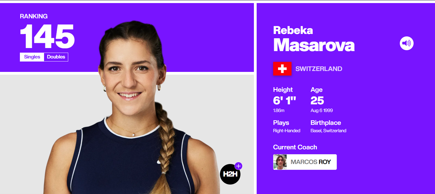 VTA profil Rebeka Masarova