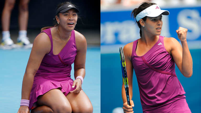 Aiava je osigurala mesto u glavnom žrebu noseći ovu asimetričnu haljinu Ivanović sa 2009 Otvoreno prvenstvo.