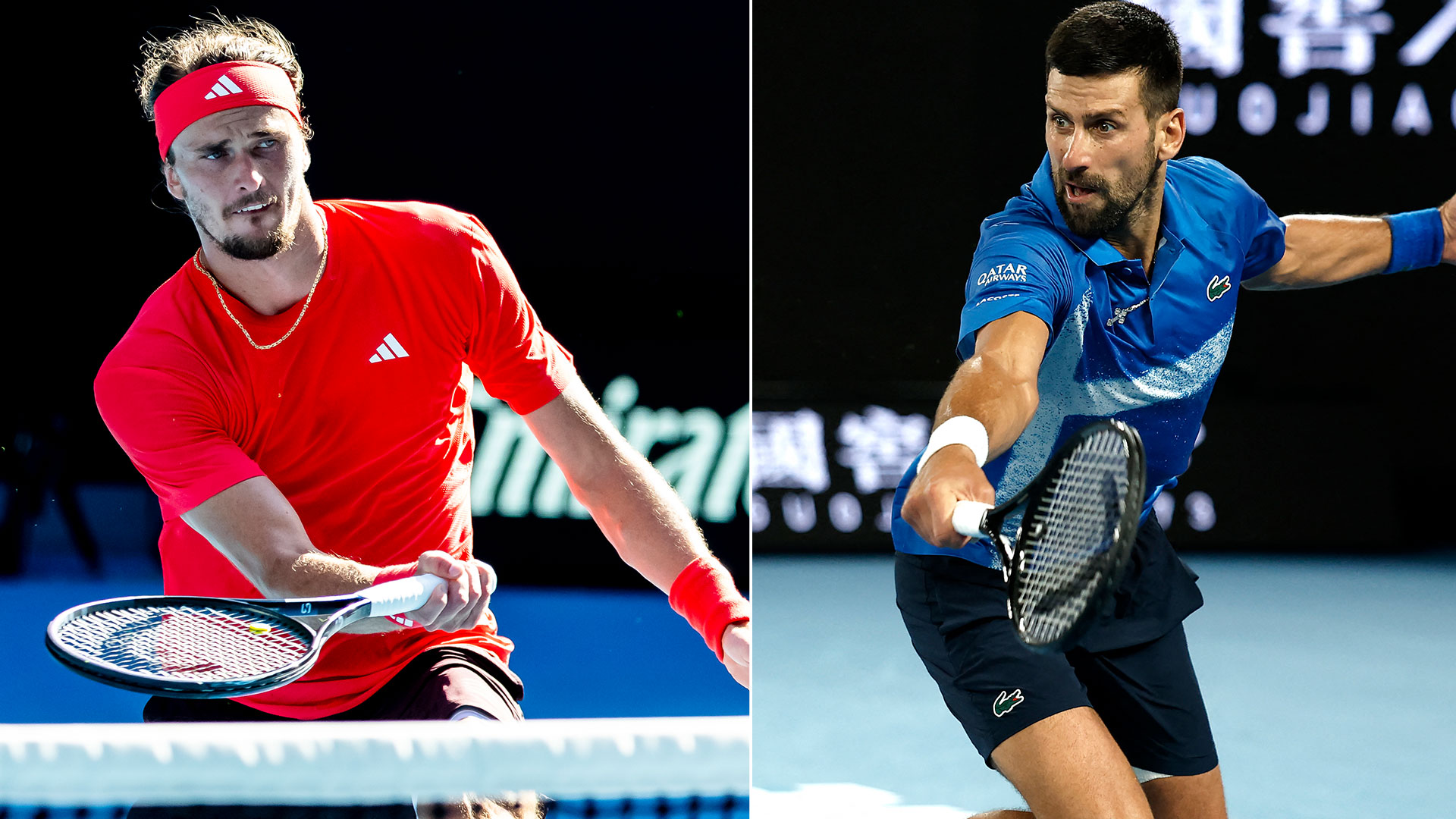 Pregled polufinala Otvorenog prvenstva Australije za muškarce: Novak Đoković vs. Aleksandar Zverev