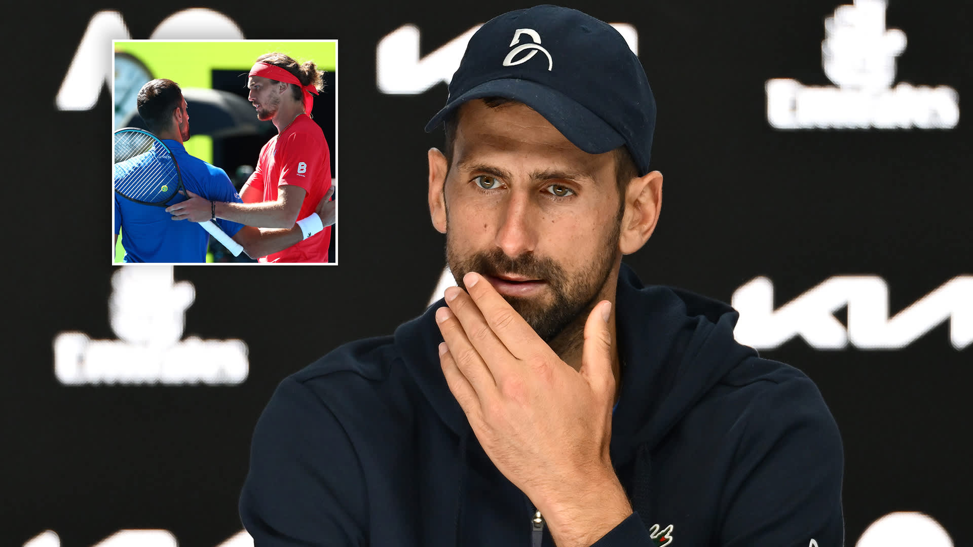 Novak Đoković kaže da se povreda osećala "sve gore i gore" tokom polufinala AO protiv Zvereva