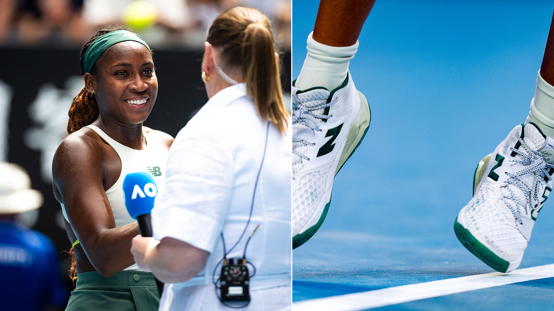 Coco Gauff "mora da se savija" dok se bavi košarkaškim potpisom Nev Balance cipela