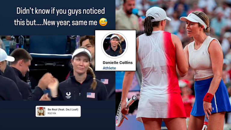 Na Junajted kupu, Kolins je viđena kako koluta očima dok se rukovala sa Sviatek, a snimak je brzo postao viralan među ljubiteljima tenisa na Ks.