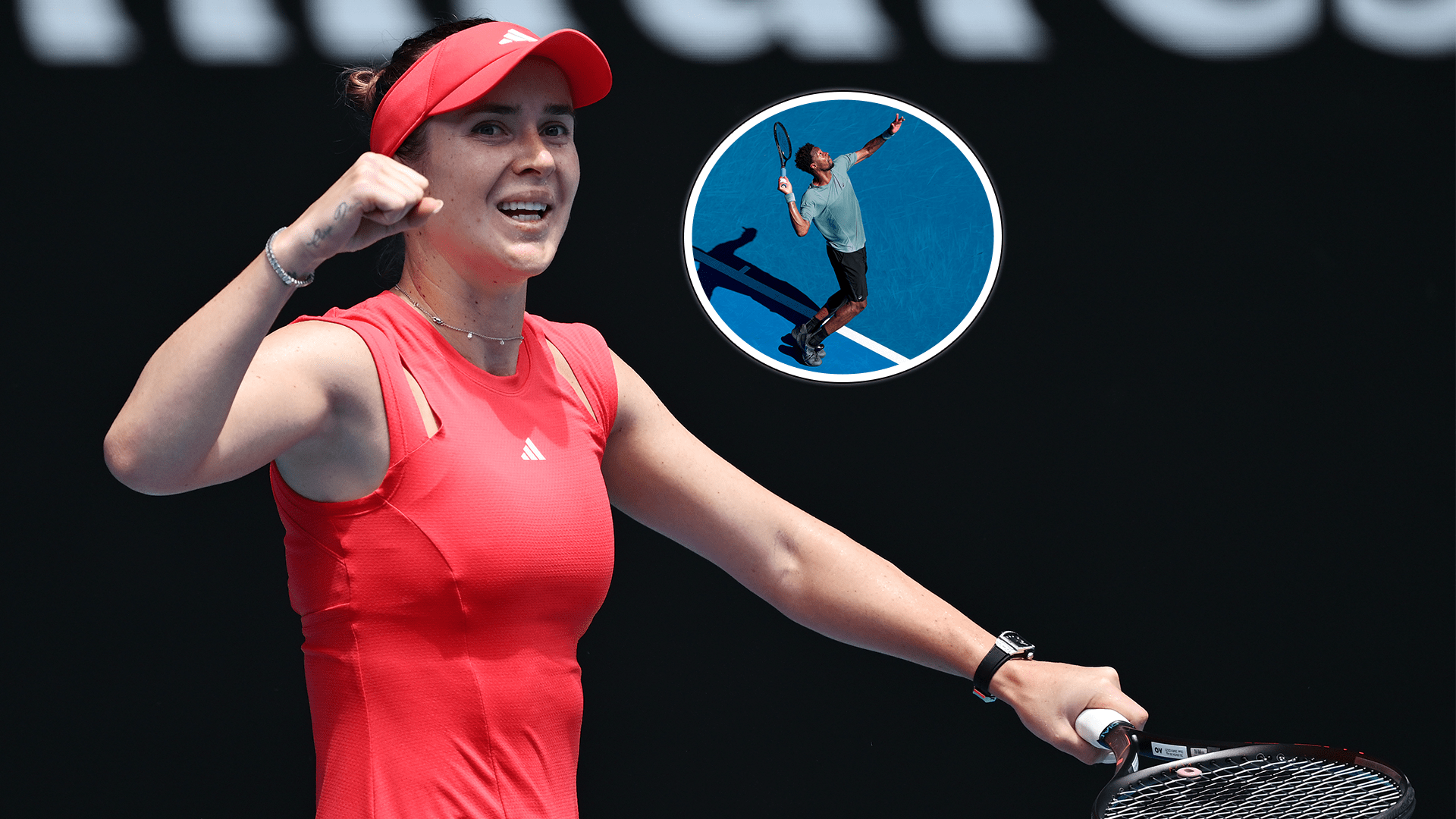 Elina Svitolina će biti na terenu za supruga Gaela Monfilsa, nada se da će joj se pridružiti u četvrtfinalu Otvorenog prvenstva Australije