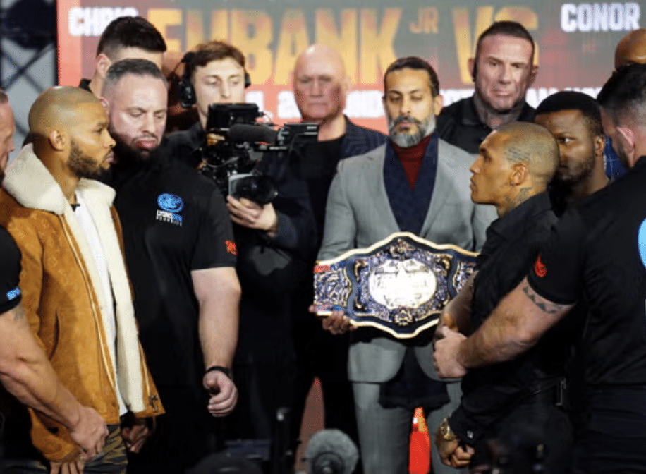 Eubank Jr. & Benn Trade Verbals tokom medijske presice