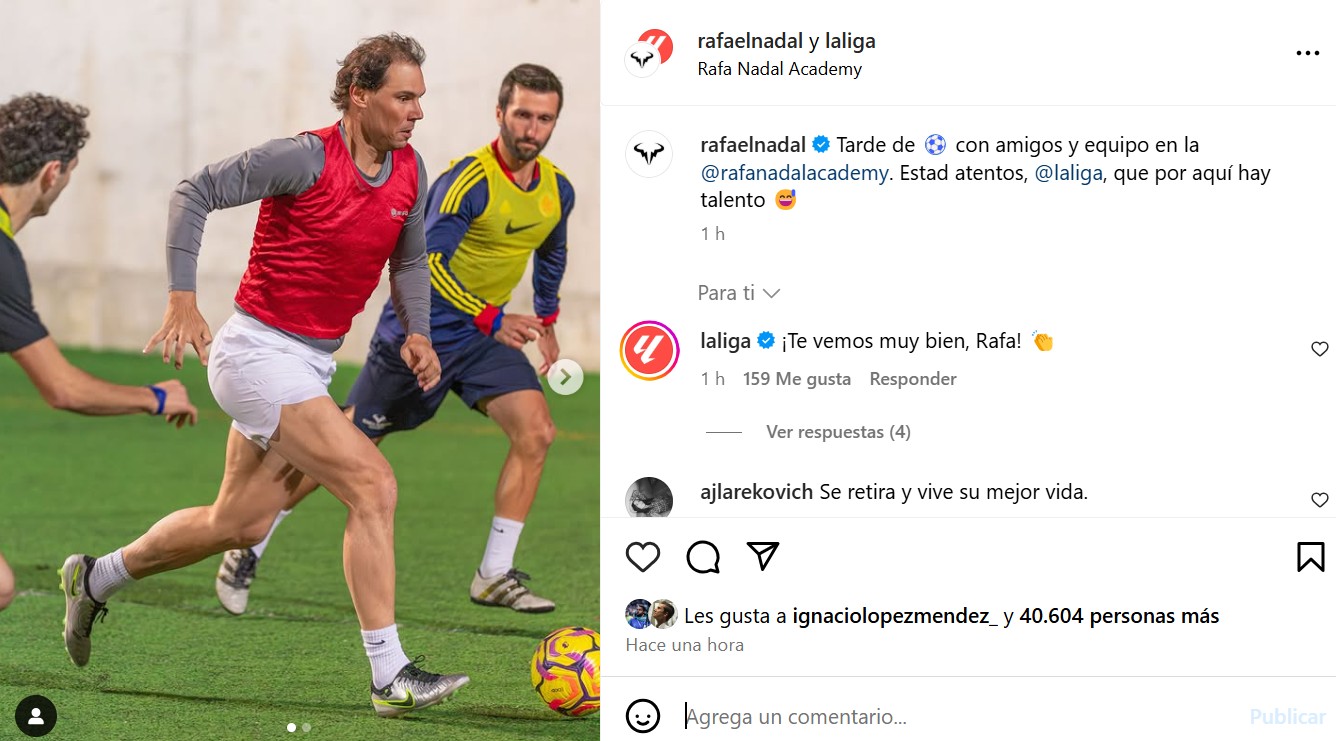 Post Nadala igra fudbal.