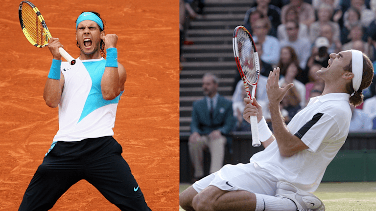 Ne samo da su Federer i Nadal karijere tako blisko zapamćeni, ali sada, isto tako su i njihovi reketi.
