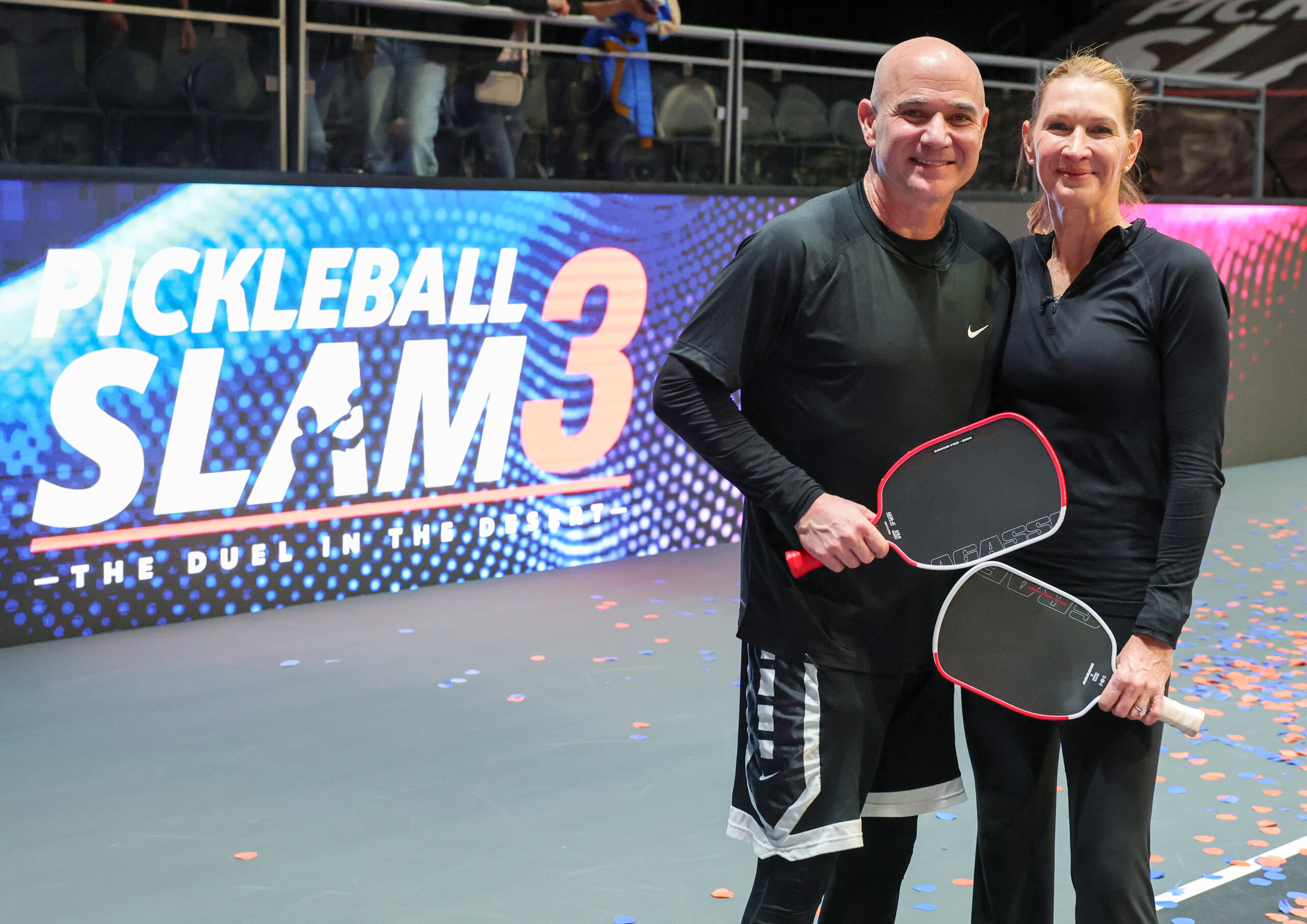 Steffi Graf i Andre Agassi osvojili su milion dolara na Pickleball Slam 3 nad Eugenie Bouchard i Andi Roddick