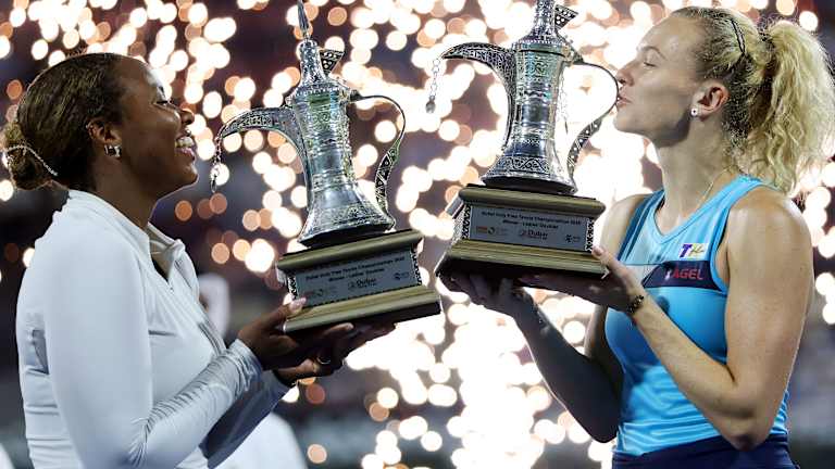 Taunsend i Siniakova su sada osvojili tri titule zajedno u prošloj godini - dva velika turnira na Vimbldonu i Otvorenom prvenstvu Australije, a sada i u Dubaiju.