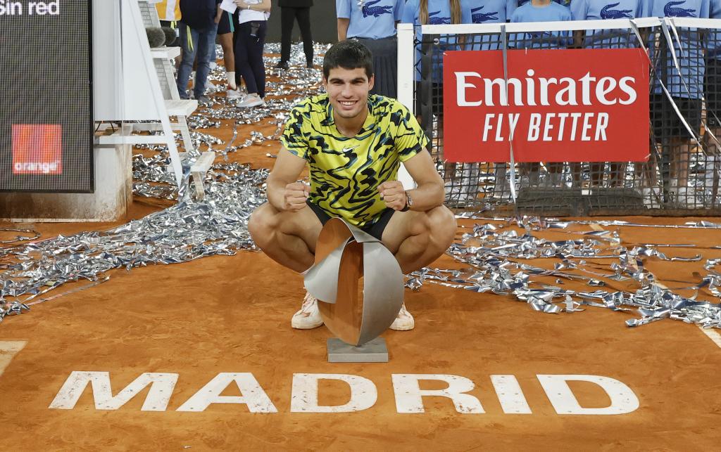 Karlos Alkaraz je već na listi pobednika Mutua Madrid Open.