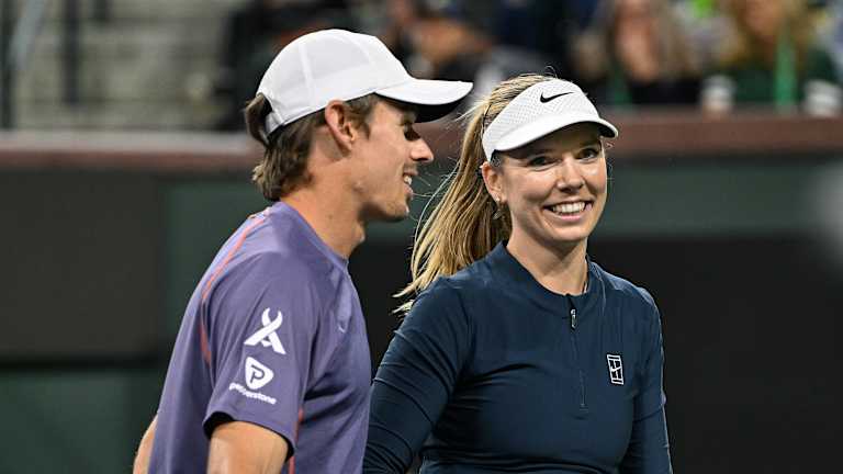 To je takođe bio sastanak za teniski par Alek de Minaur i Katie Boulter.