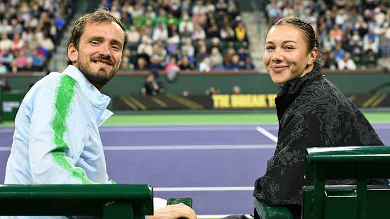 Daniil Medvedev i Amanda Anisimova – koja je upravo osvojila svoju prvu WTA 1000 titulu.
