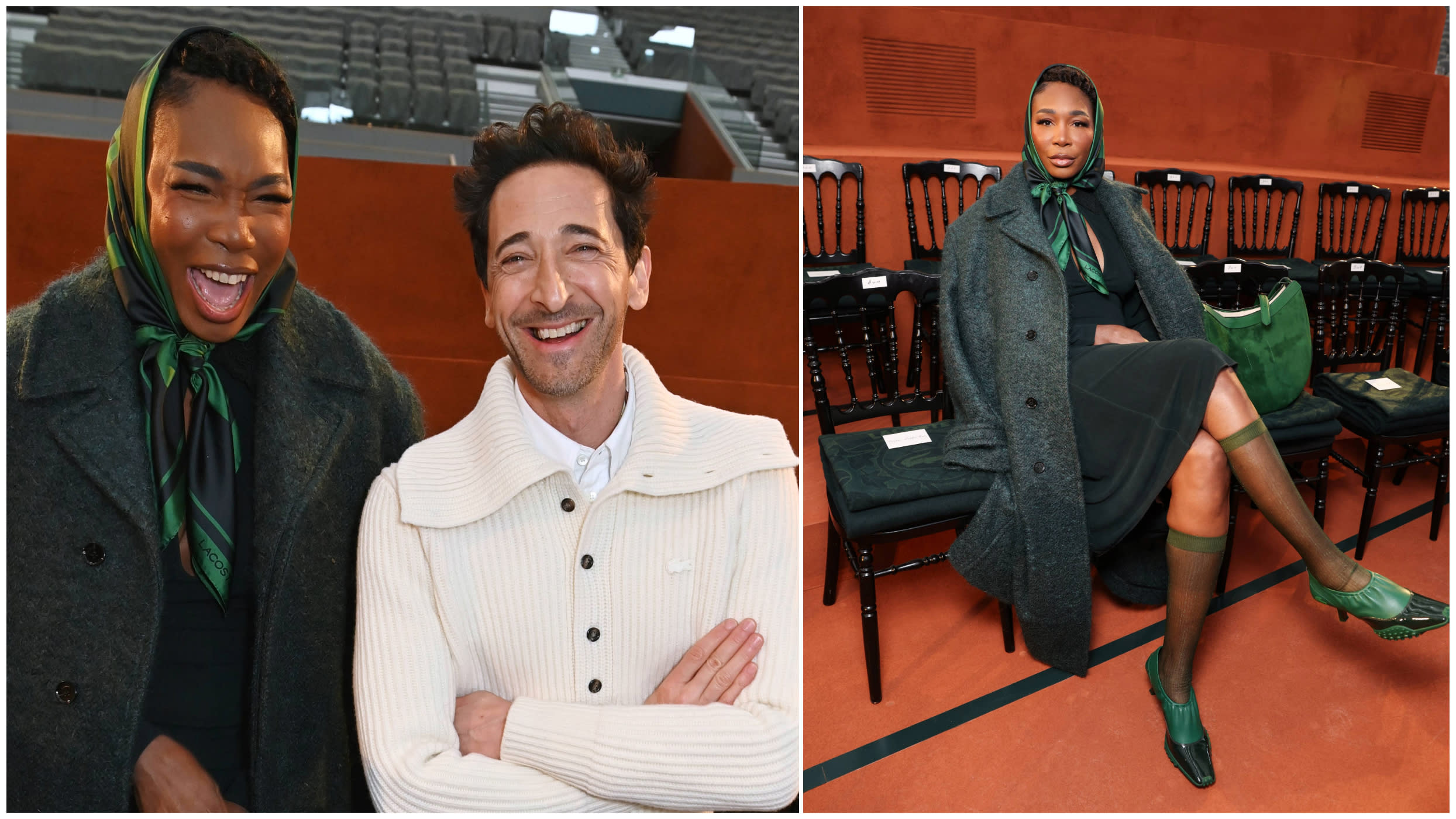 Venus Vilijams pridružio Adrien Brodi za Lacoste Paris Fashion Veek na Rolan Garosu