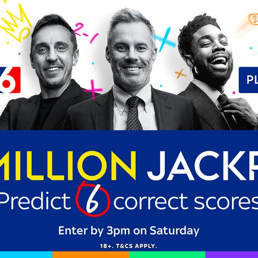 Osvojite £ 1,000,000 sa Super 6!