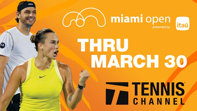 Gledajte Majami Open predstavljen od strane Itau uživo na Tennis Channel.