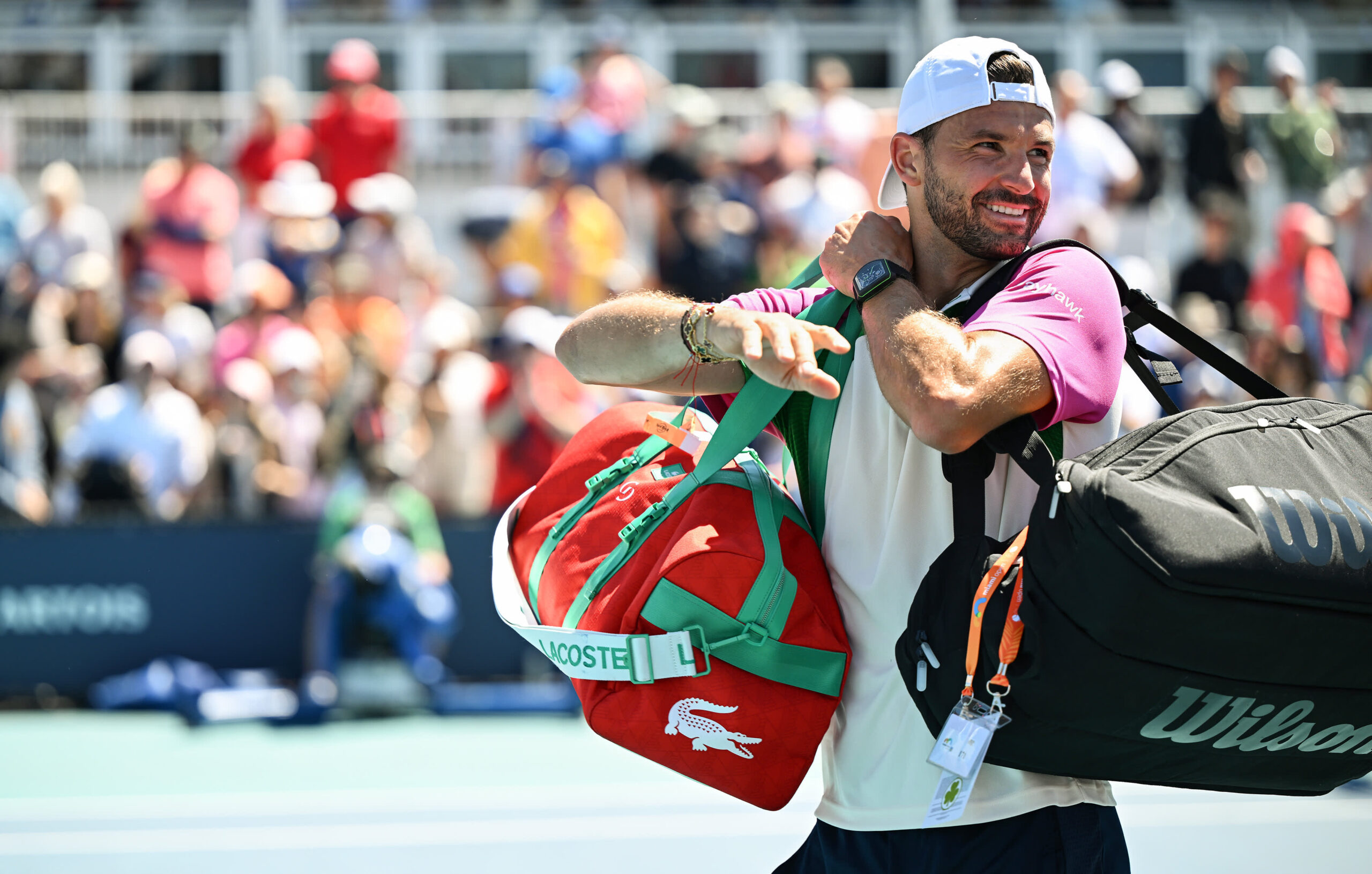 Grigor Dimitrov dodiruje vibracije Majamija sa bugarskim inspirisanom torbom Lacoste