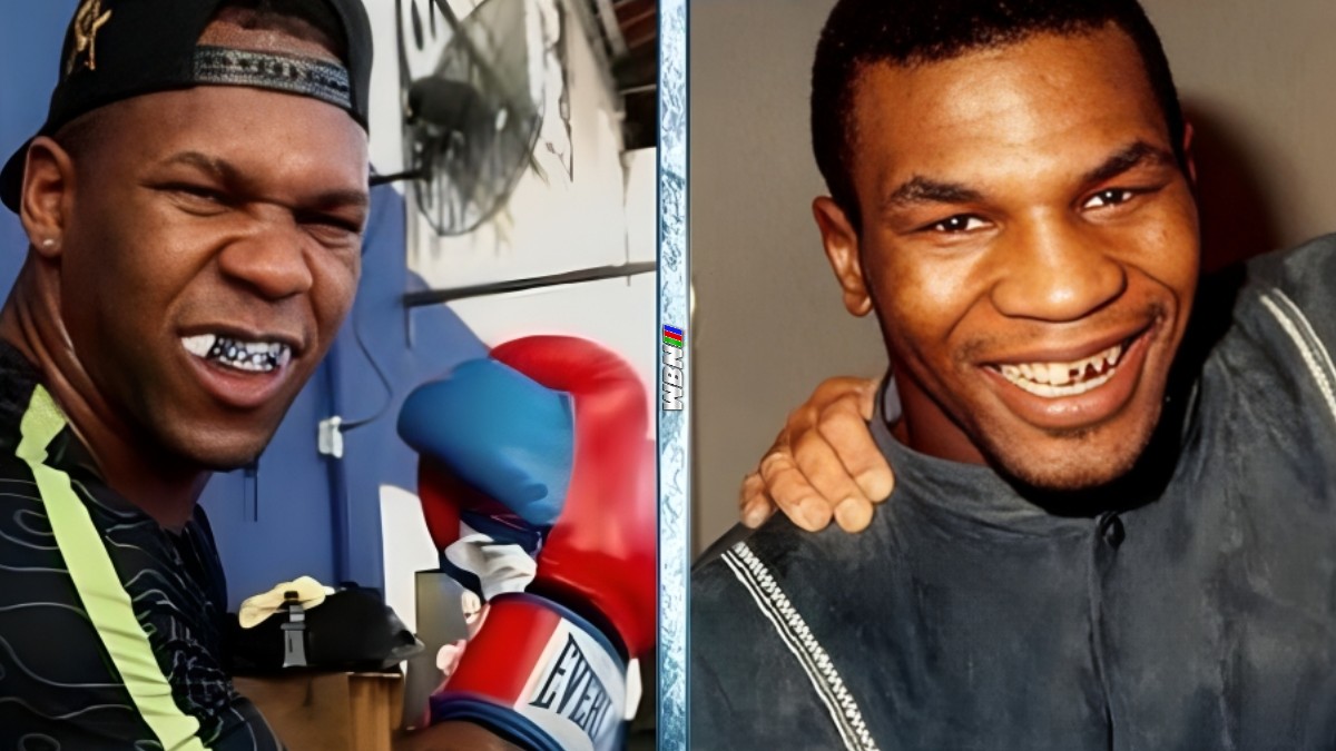 Lenier Pero and Mike Tyson