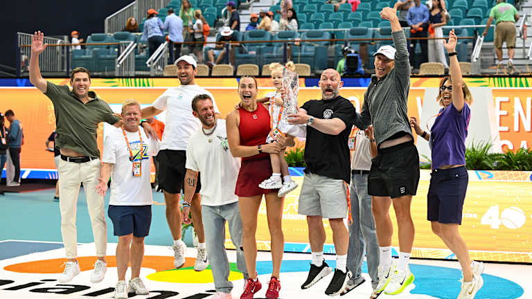 Tim Sabalenka skok.