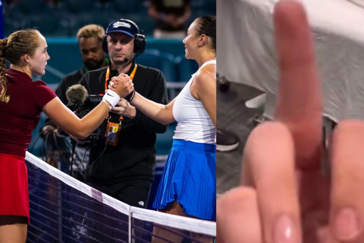 Anisimova je tajni češalj Andreevu nakon pobede u trećem kolu Majami Opena