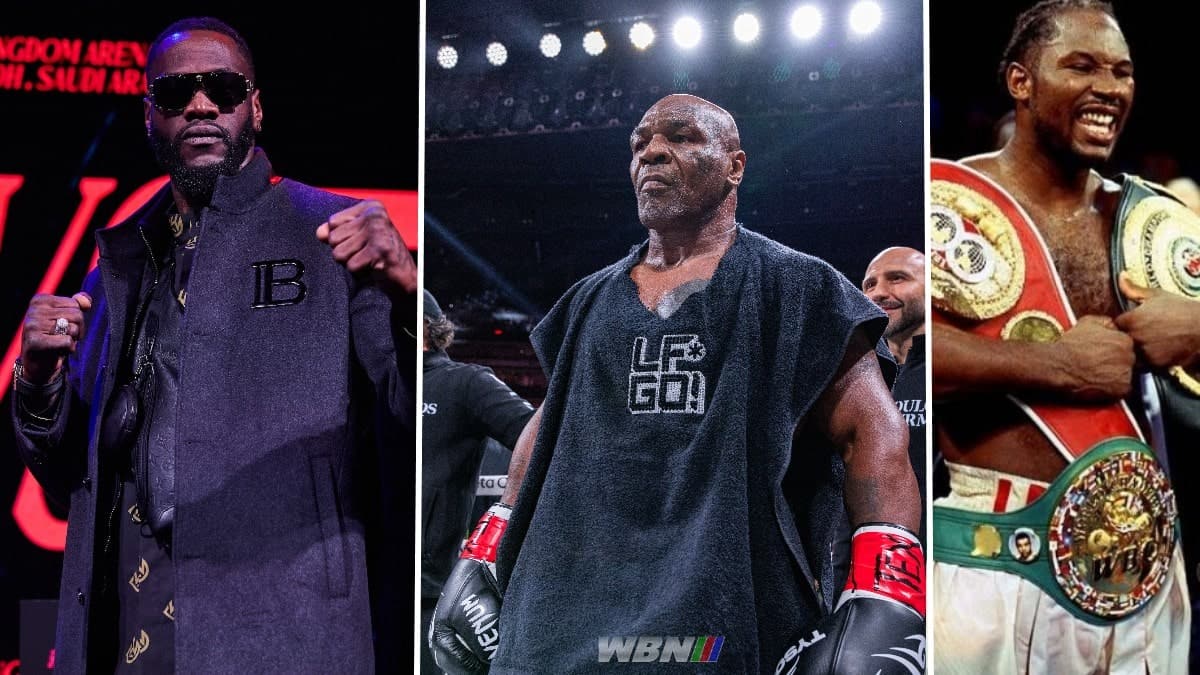 Deontay Wilder Mike Tyson Lennox Lewis