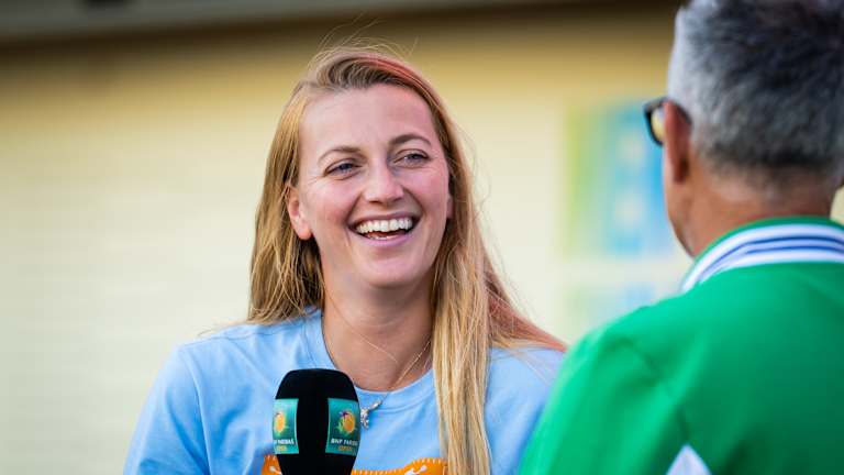 Kvitova, sada 34, vratila se na turneju prošle nedelje u Ostinu, nakon što je rodila bebu i provela više od godinu dana.