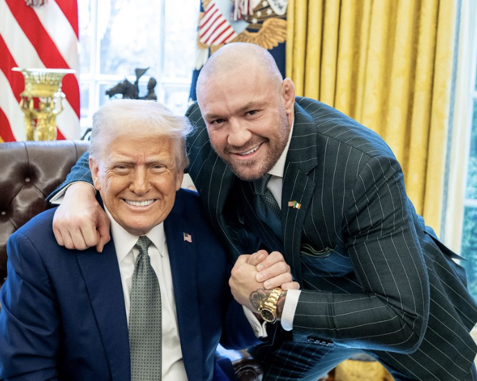 McGregor upoznaje Trumpa u Beloj kući