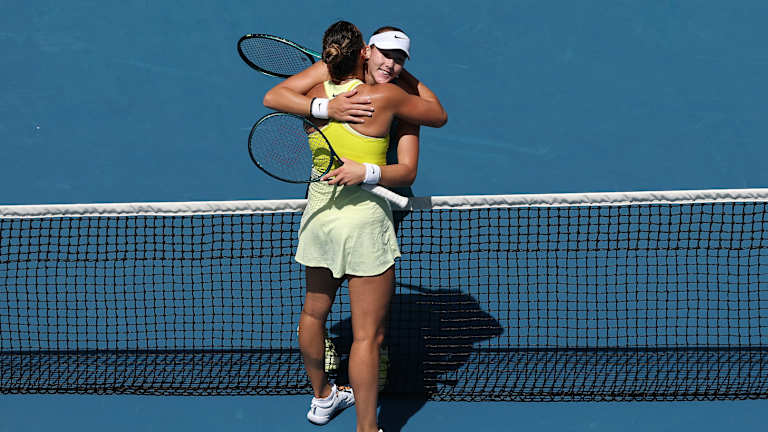 "Mogu reći da me je skoro ubila, posebno u Melburnu", rekla je Andreeva, o meču koji je Sabalenka dobila 6-1, 6-2.