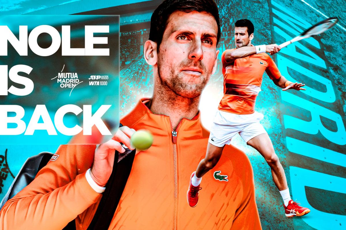 Novak Đoković se vraća na Mutua Madrid Open