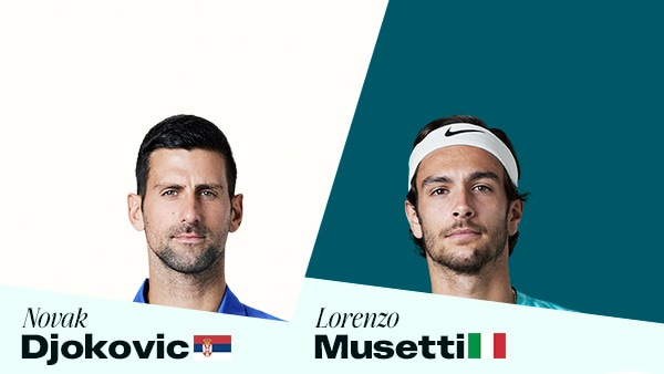 Novak Đoković vs. Lorenzo Musetti: Gde gledati, Majami Otvoreno Pregled, kvote za klađenje