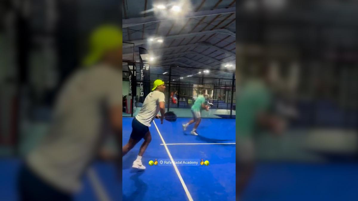 Rafa Nadal se vraća na teren ... padel