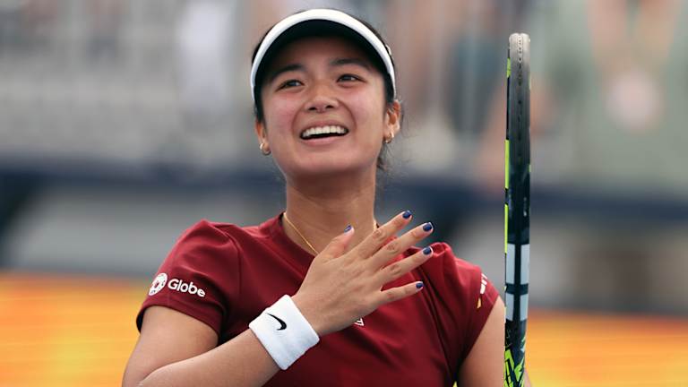 Eala je postala prva igračica koja je predstavljala Filipine koja je pobedila WTA Top 10 igrača - ikada.