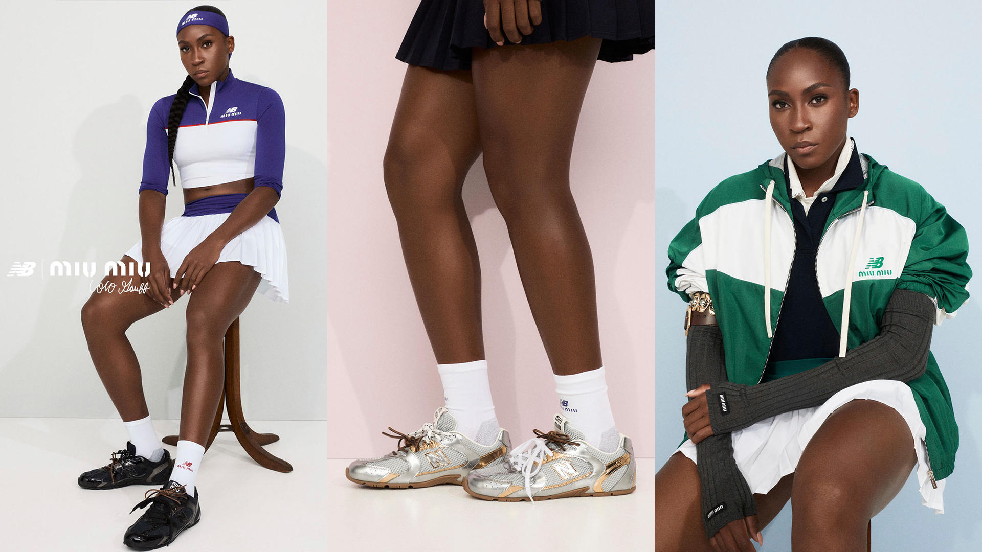 PRVI POGLED: Coco Gauff će debitovati u novoj teniskoj kolekciji Miu Miu k Nev Balance u Rimu