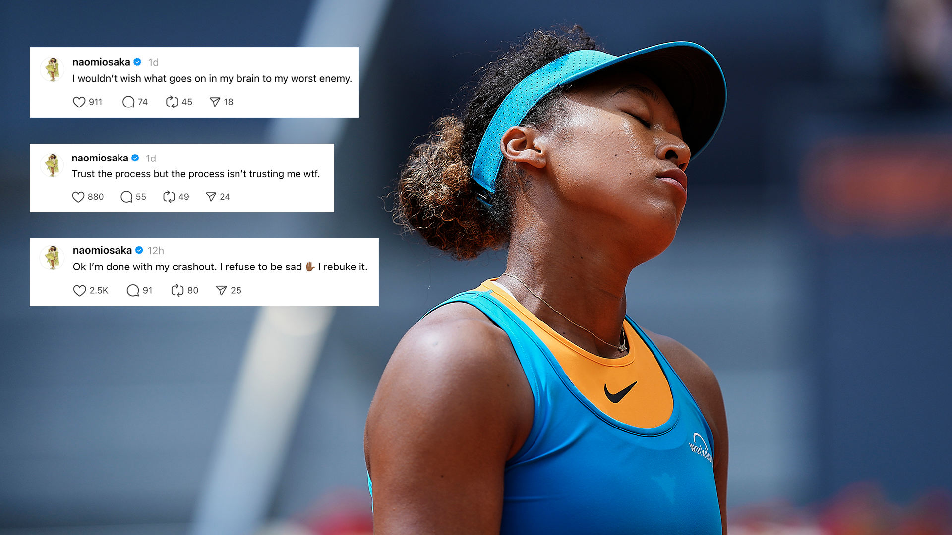 "Gotovo sa mojim crashout": Naomi Osaka spremna za reset nakon što je izgubila Madrid otvarač