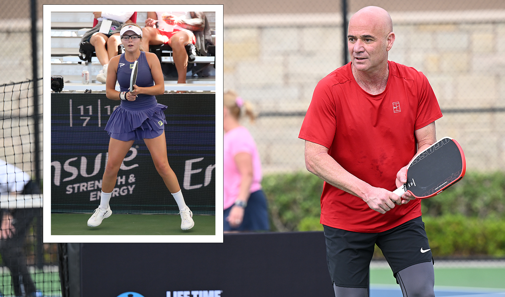 Andre Agassi da napravi pro pickleball debi sa Anna Leigh Vaters na US Open Pickleball prvenstvu