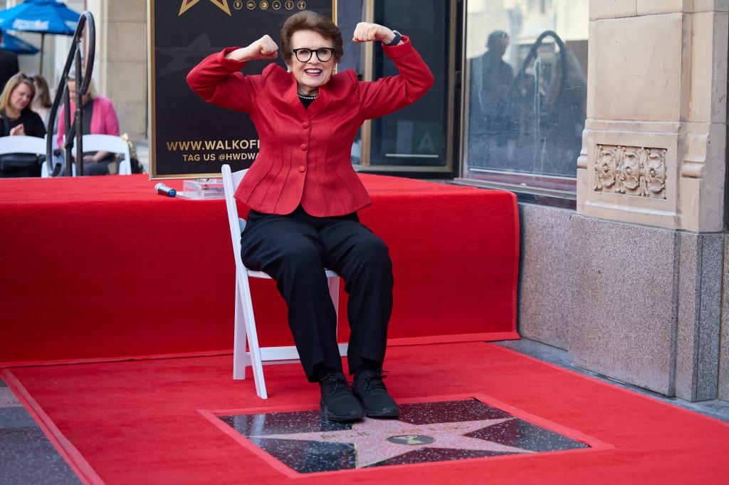 Billie Jean King, sa svojom zvezdom.
