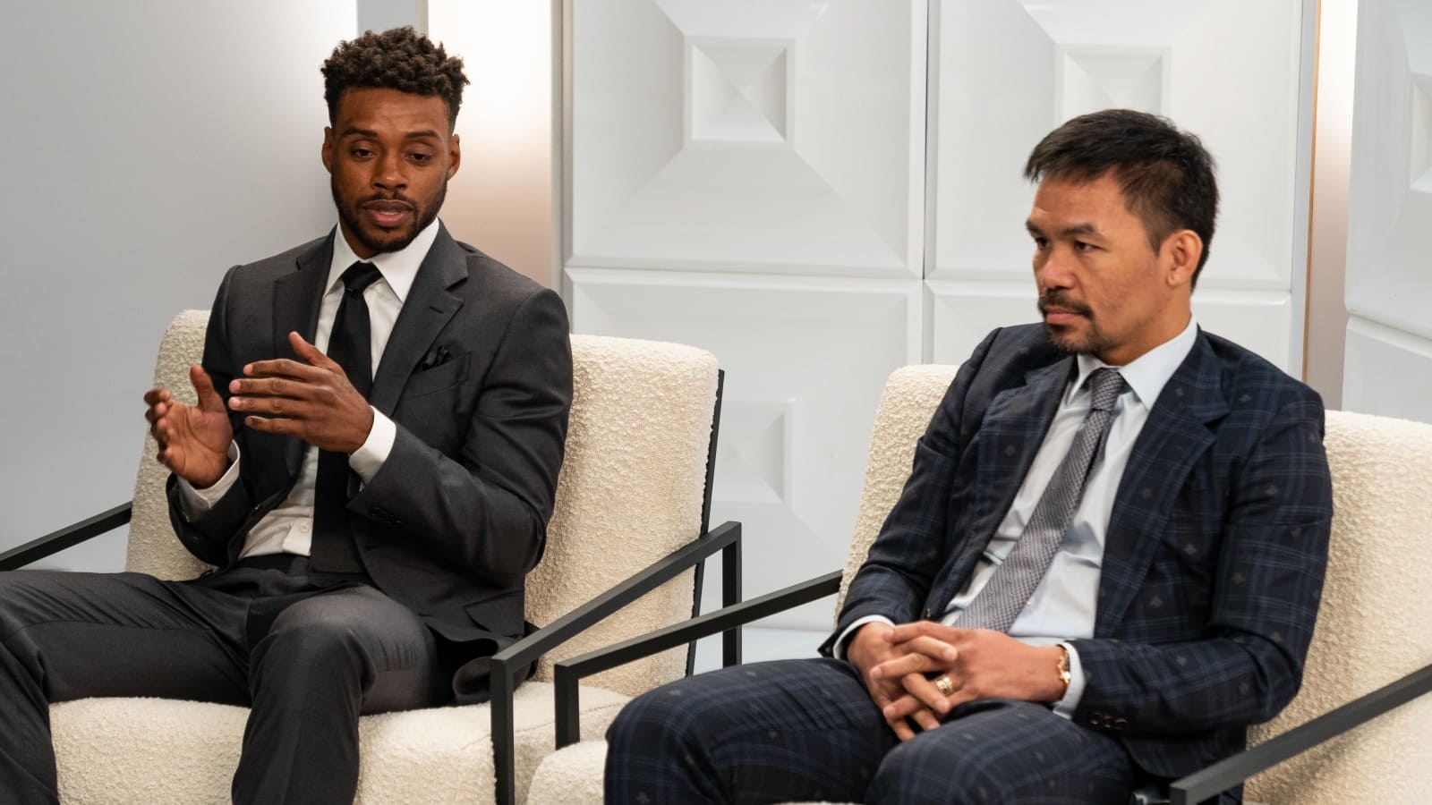 Manny Pacquiao and Errol Spence Jr