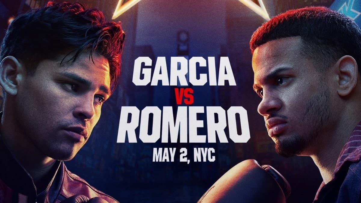 Ryan Garcia vs Rolly Romero poster