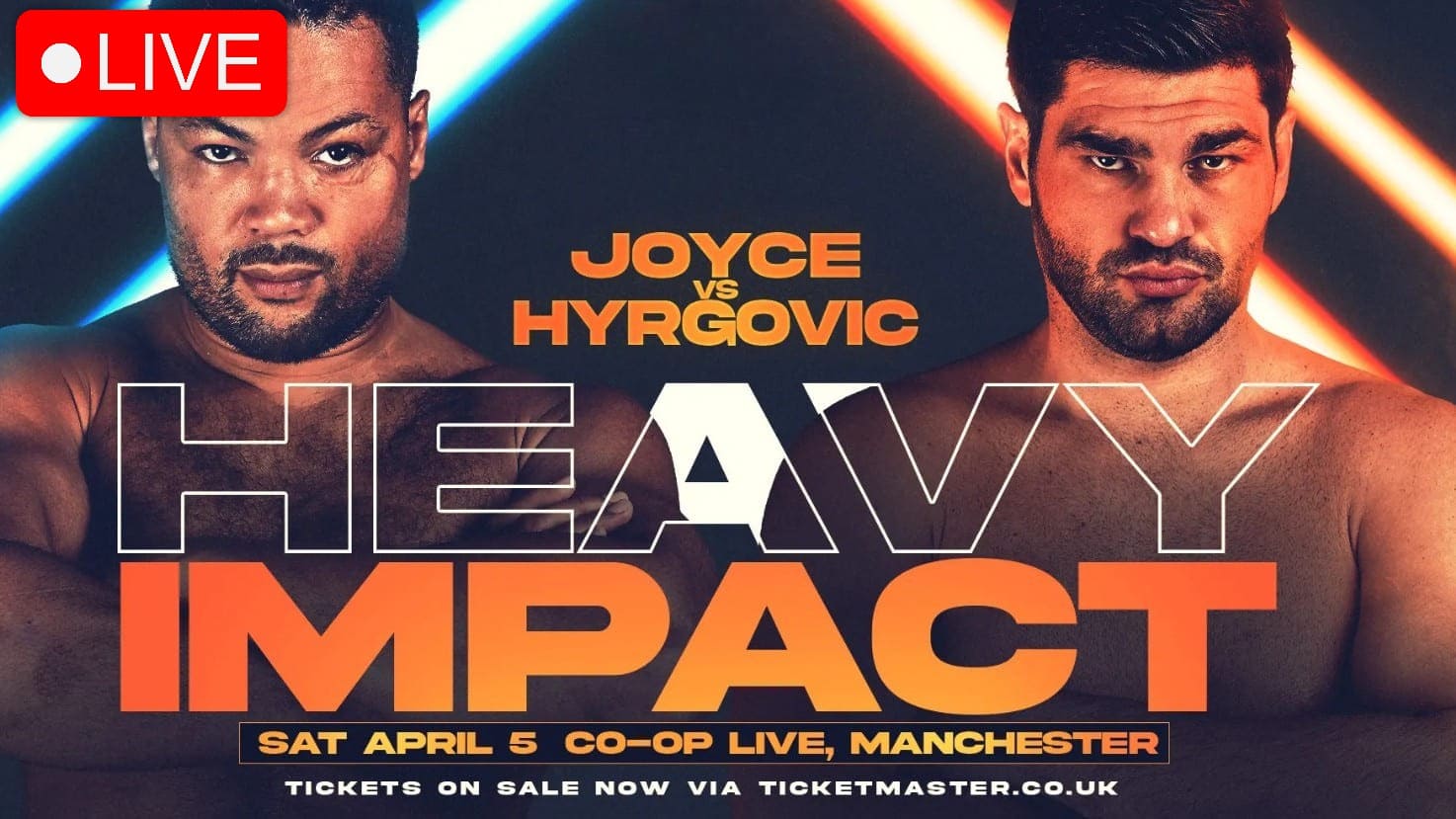 Joyce vs Hrgovic LIVE Boxing Results