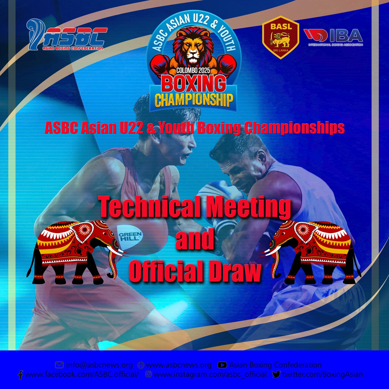 ASBC Asian U22 & Youth Boxing Championships – Technical Meeting & Official Draw LIVE Streaming