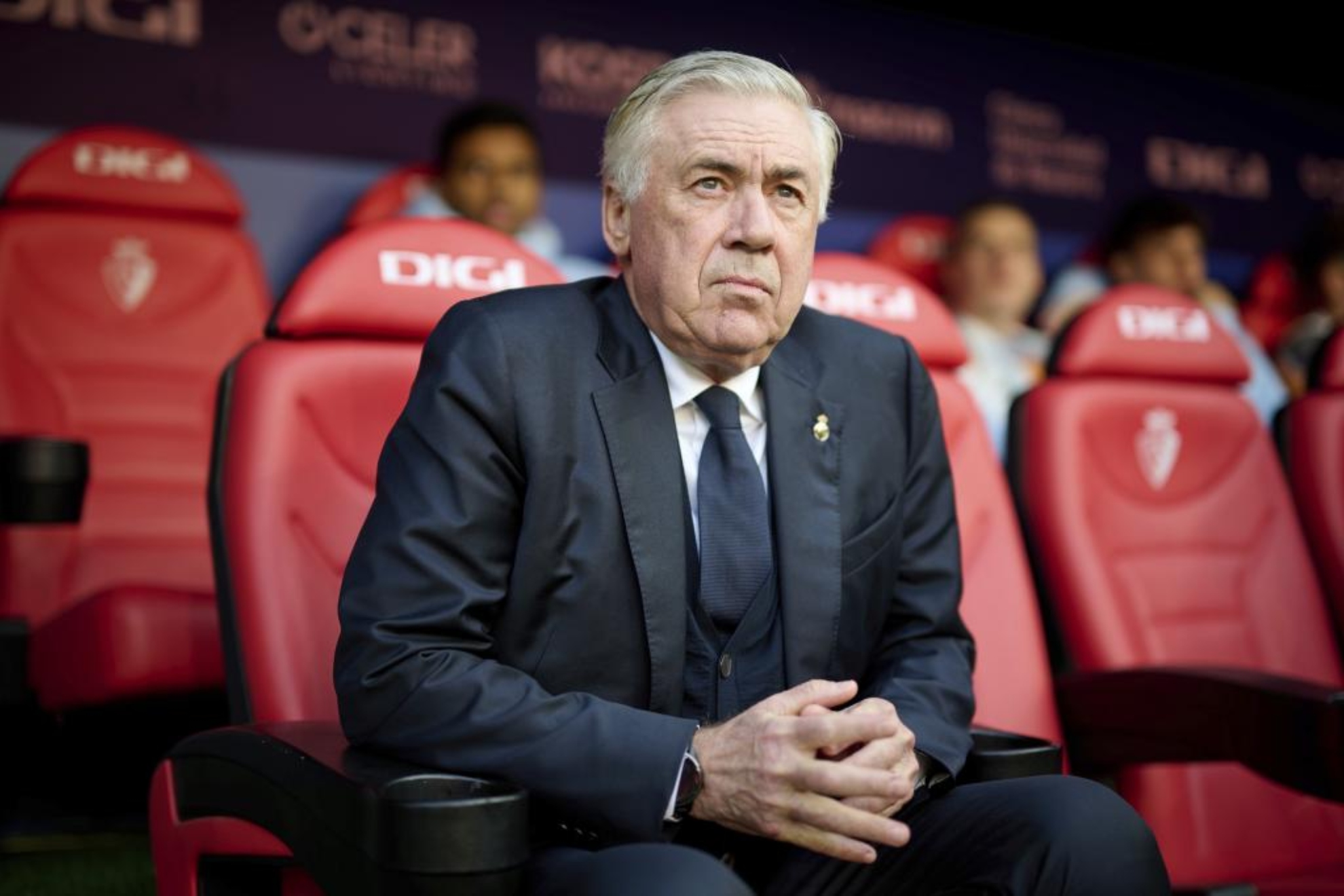 Karlo AnCelotti tokom utakmice sa Real Madridom.