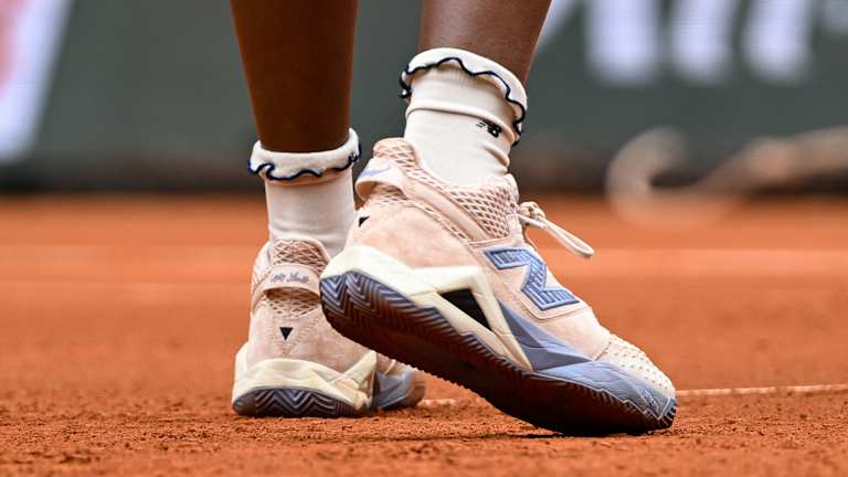 Gauff je nosila "Grey Days" izdanje svojih potpisa Coco CG2 cipela.