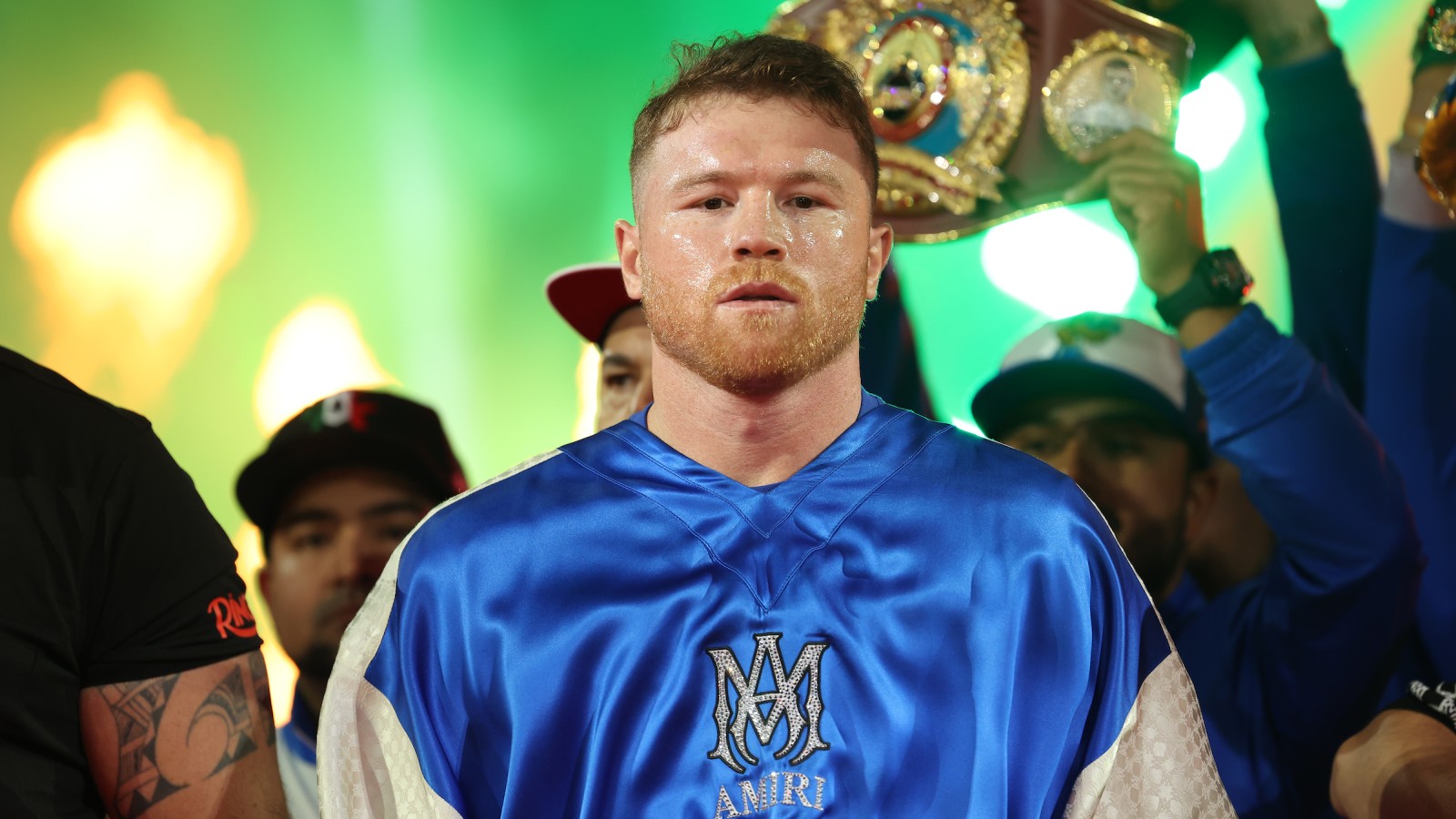 Canelo Alvarez ring walk Scull