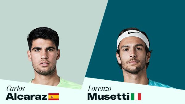 Karlos Alkaraz vs. Lorenzo Musetti: Gde gledati svoje polufinale u Rimu, pregled i izbor