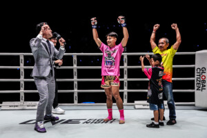 Nakrob Fairtexn Jaosuaiai Mor Krungthepthonburi ONE Fight Night 32 49