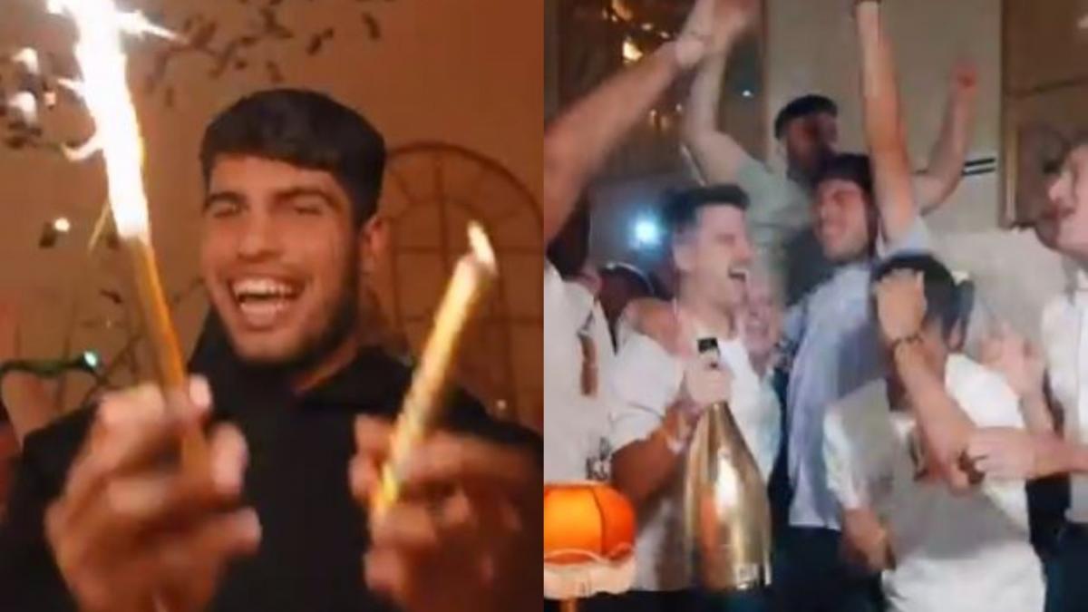 Alkarazova zabava iznutra nakon pobede na Rolan Garosu