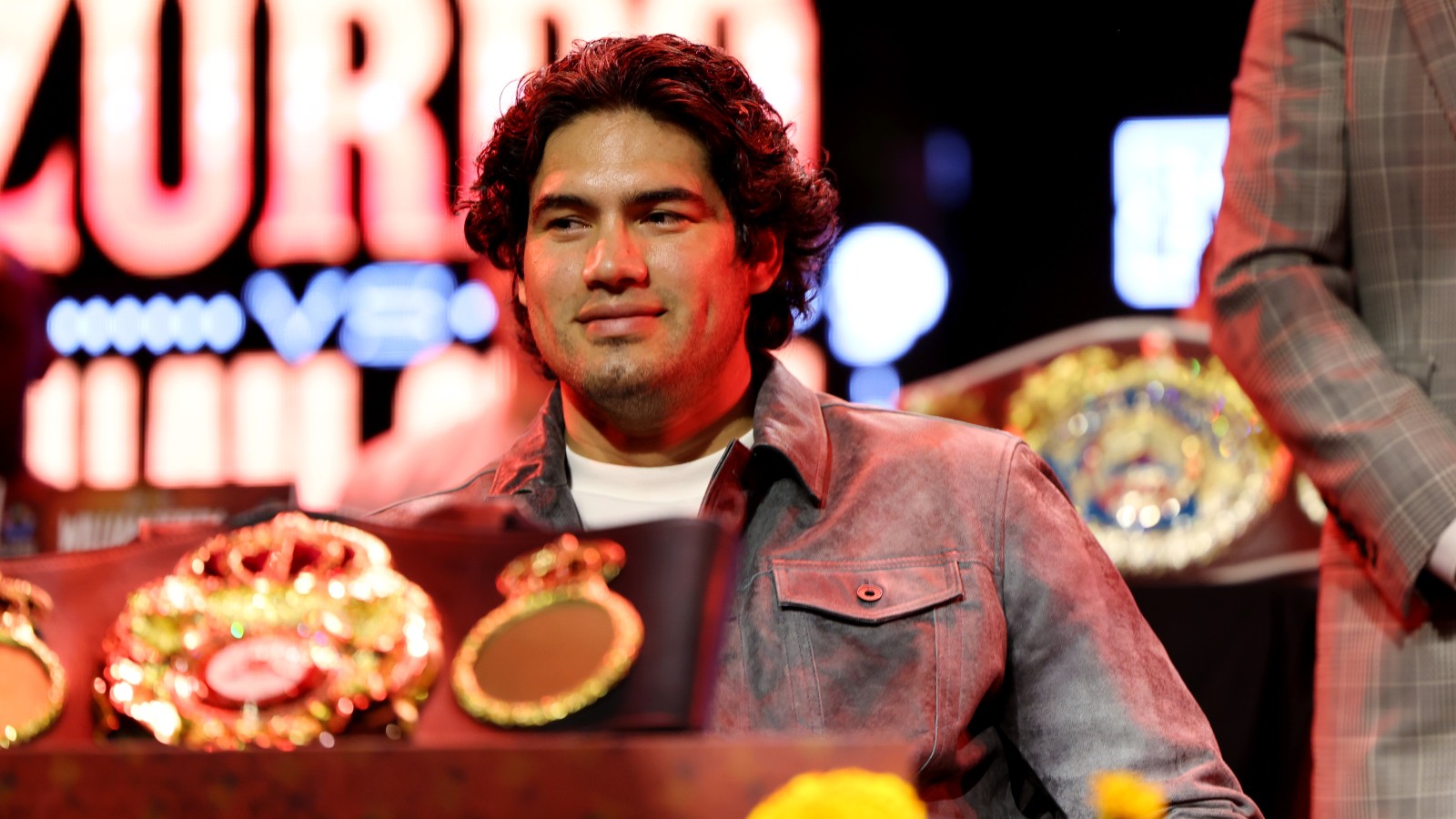 Gilberto Ramirez title belts